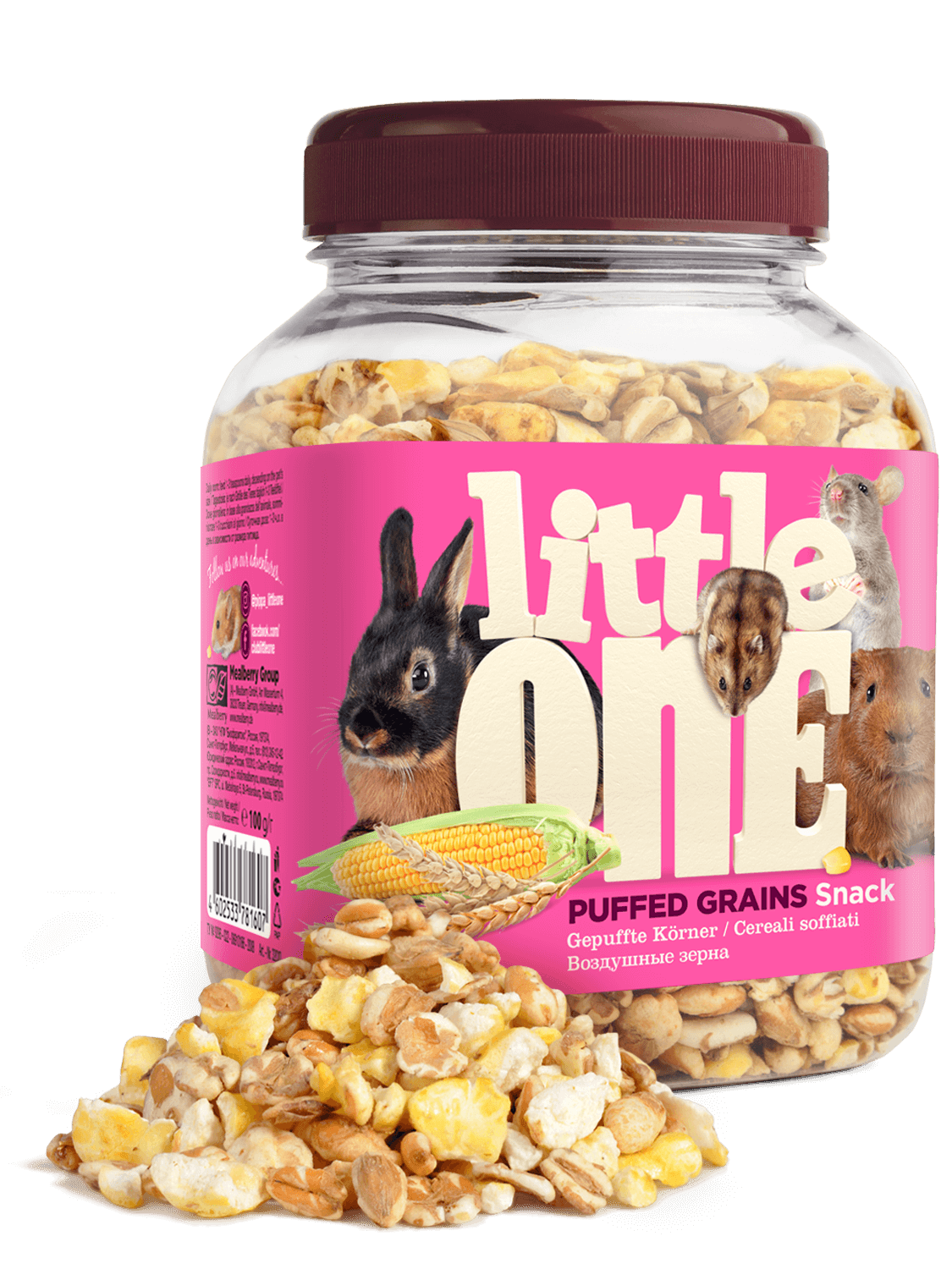 Little One Snack Лакомство для грызунов Воздушные зерна 0,1 кг