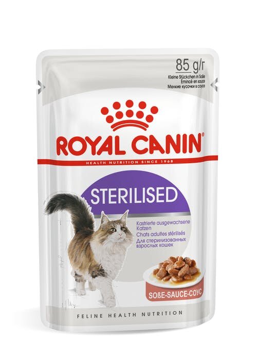 Royal Canin Sterilised Пауч для стерилизованных кошек кусочки в соусе 0,085 кг