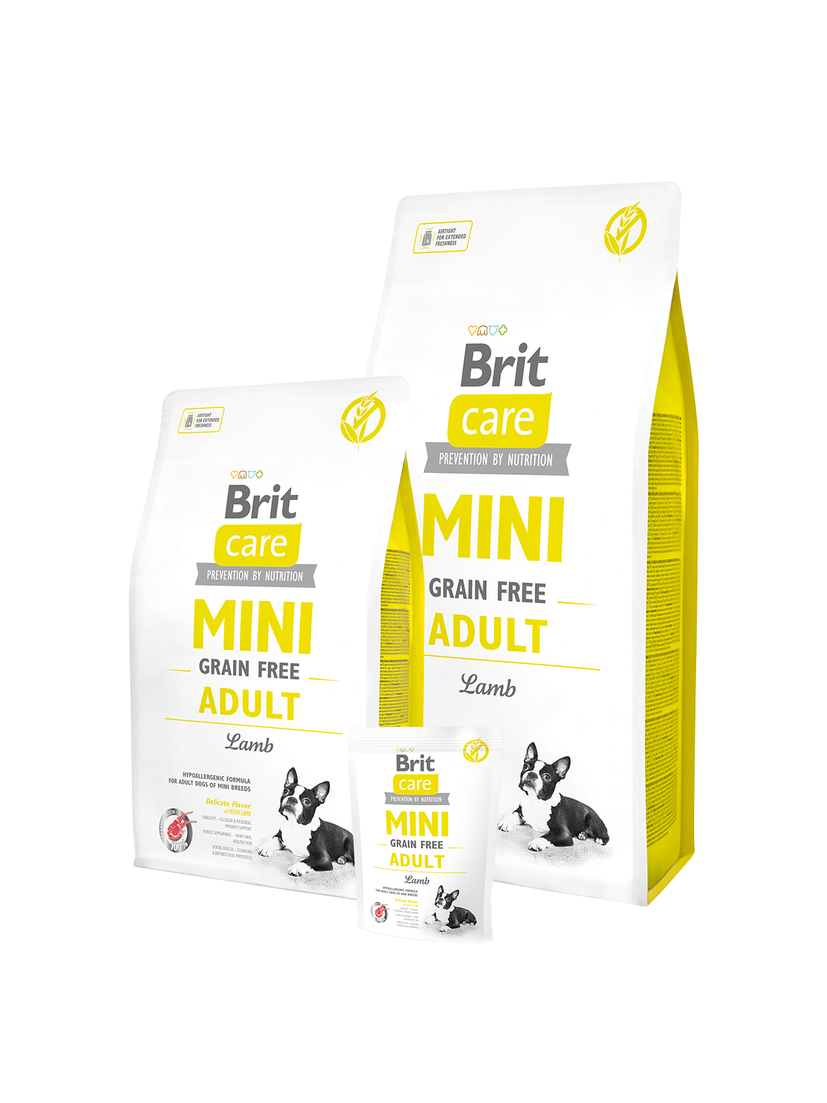 Brit Care Mini Grain free Adult Сухой корм для собак с ягненком 0,4 кг
