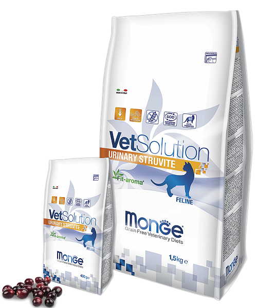 Monge Vet Solution Urinary Struvite Сухой корм для кошек 1,5 кг