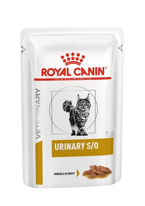 Royal Canin Urinary S/O Пауч для кошек кусочки в соусе 0,085 кг 3+1 Акция