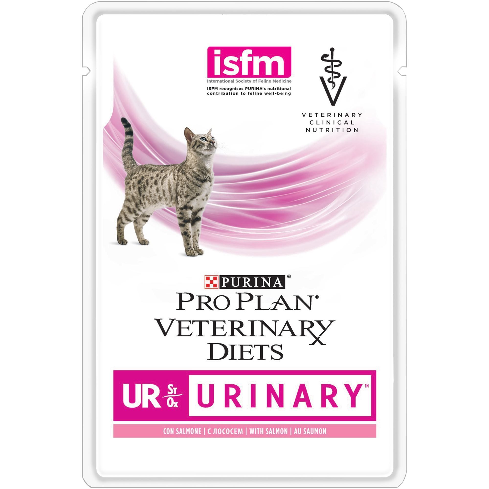 Pro Plan Veterinary Diets UR Пауч для кошек с лососем 0,085 кг