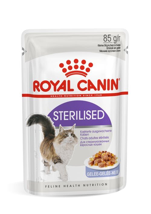Royal Canin Sterilised Пауч для стерилизованных кошек кусочки в желе 0,085 кг