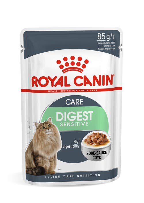 Royal Canin Digest Sensitive Care Пауч для кошек кусочки в соусе 0,085 кг