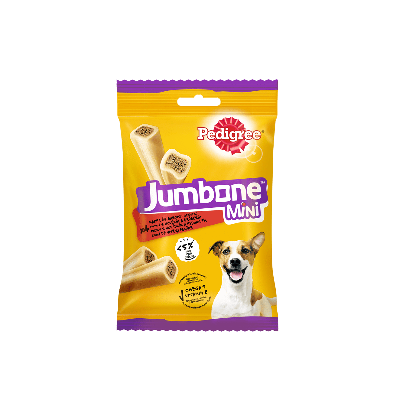Pedigree Jumbone Mini Лакомтсво для взрослых собак мелких пород с говядиной