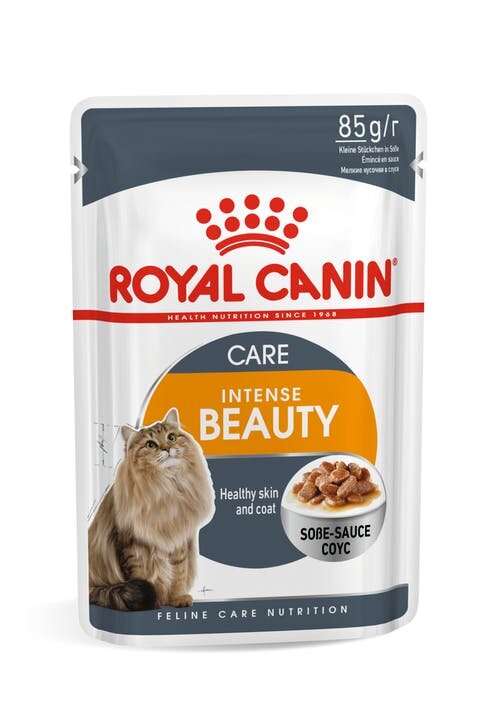 Royal Canin Intense Beauty Care Пауч для кошек кусочки в соусе 0,085 кг