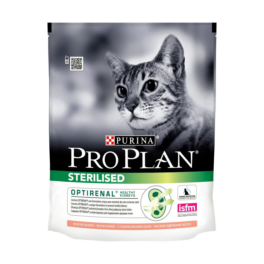 Pro Plan Sterilised Сухой корм для стерилизованных кошек с лососем 0,4 кг