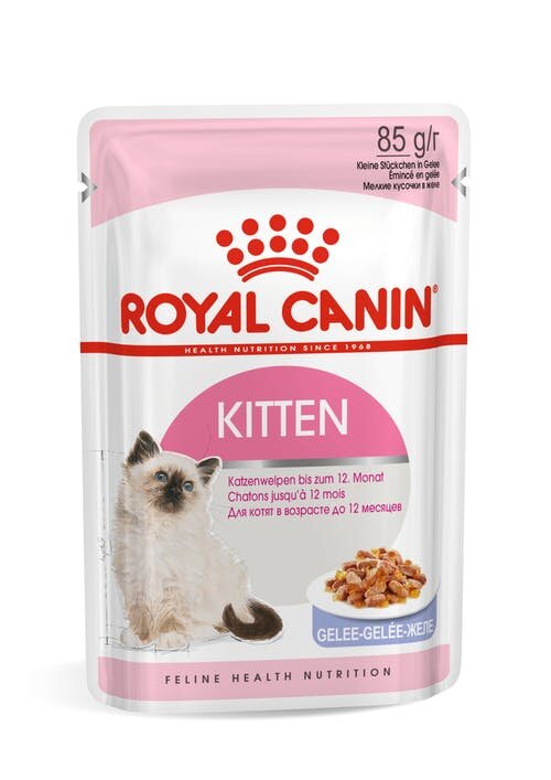 Royal Canin Kitten Пауч для котят до 12 мес Кусочки в желе 0,085 кг 3+1 Акция
