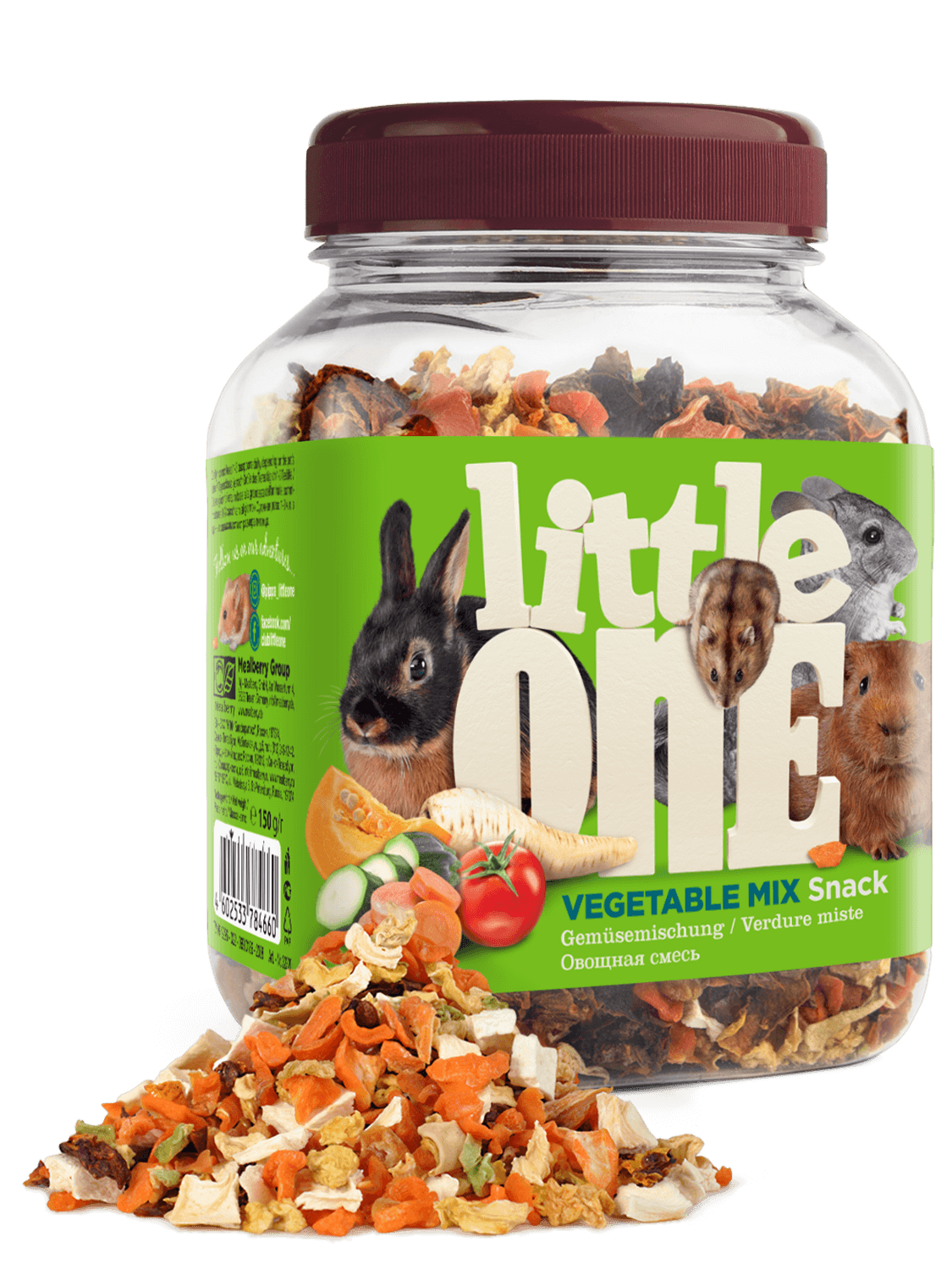 Little One Vegetable Mix Snack Овощная смесь для грызунов 0,15 кг